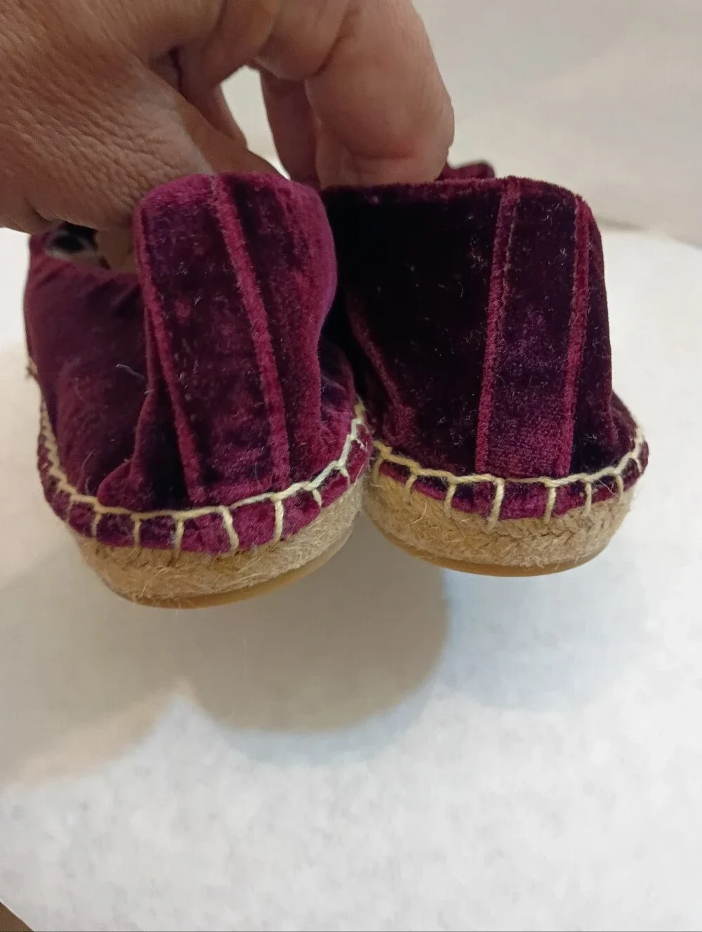 Tory Burch velvet Women's espadrilles Size 9.5